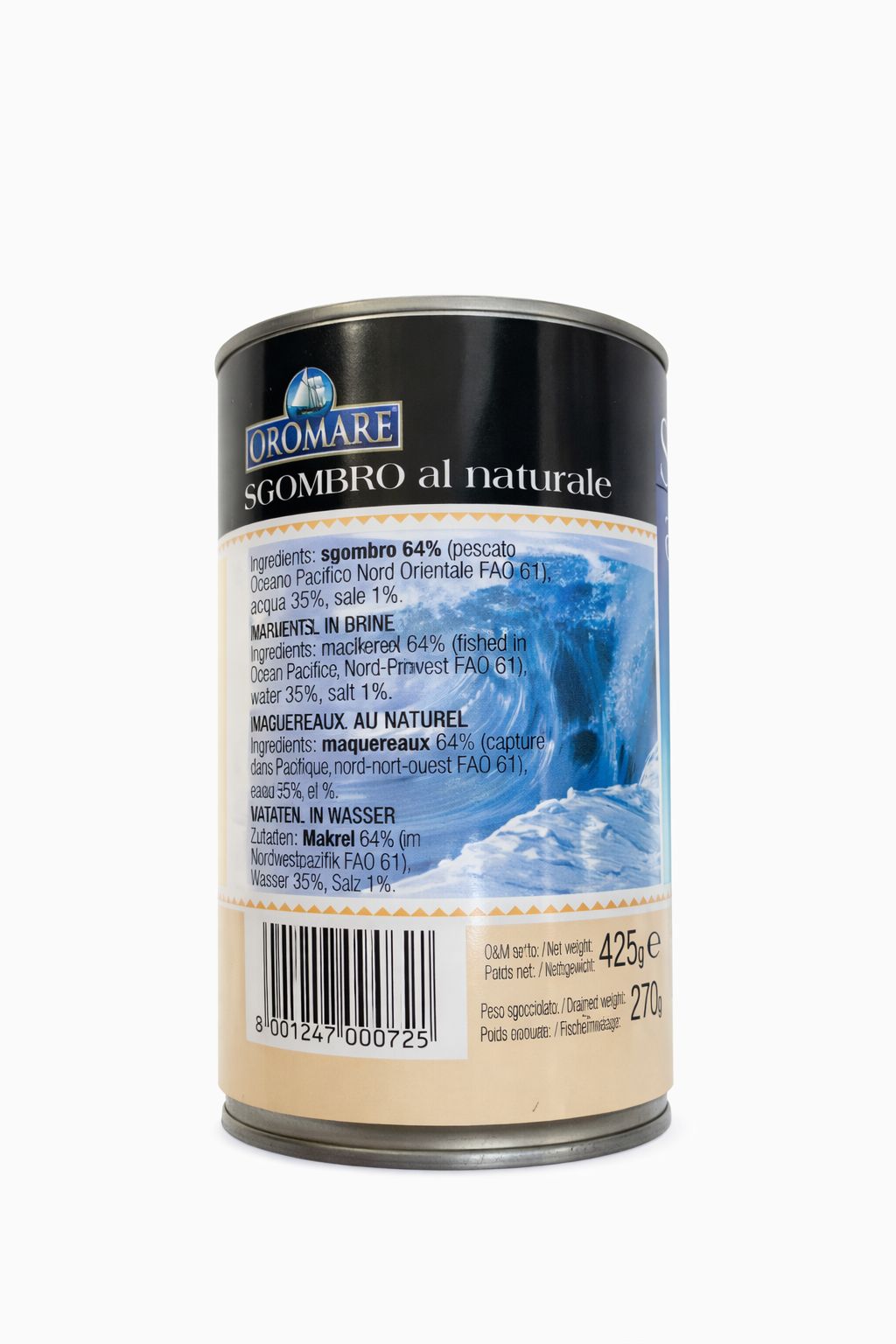 Pescado al natural  425 g