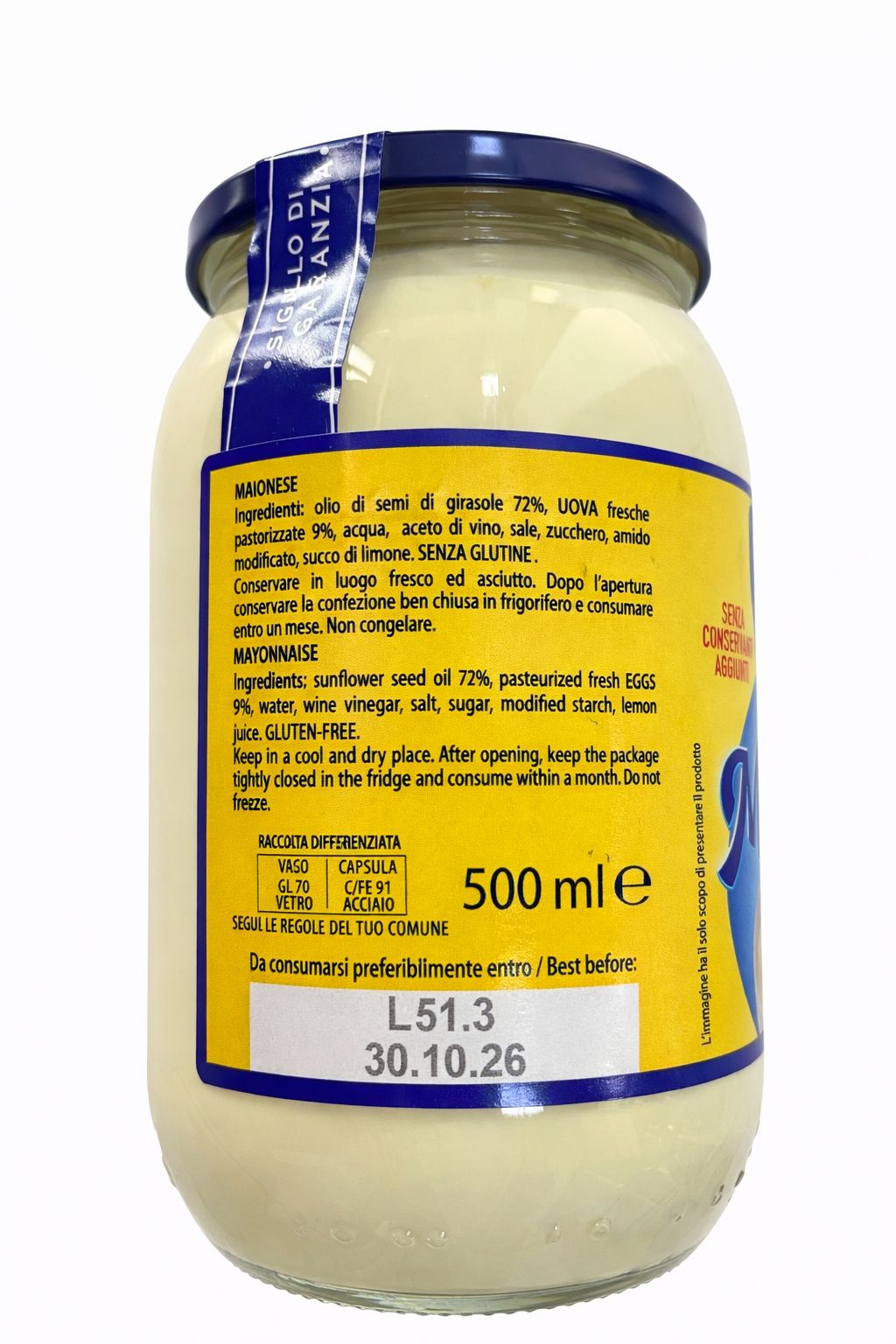 Mayonesa Cucina e Sapori 500ml